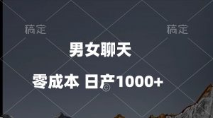 （10213期）男女聊天视频，QQ分成等多种变现方式，日入1000+-盛鼎技术
